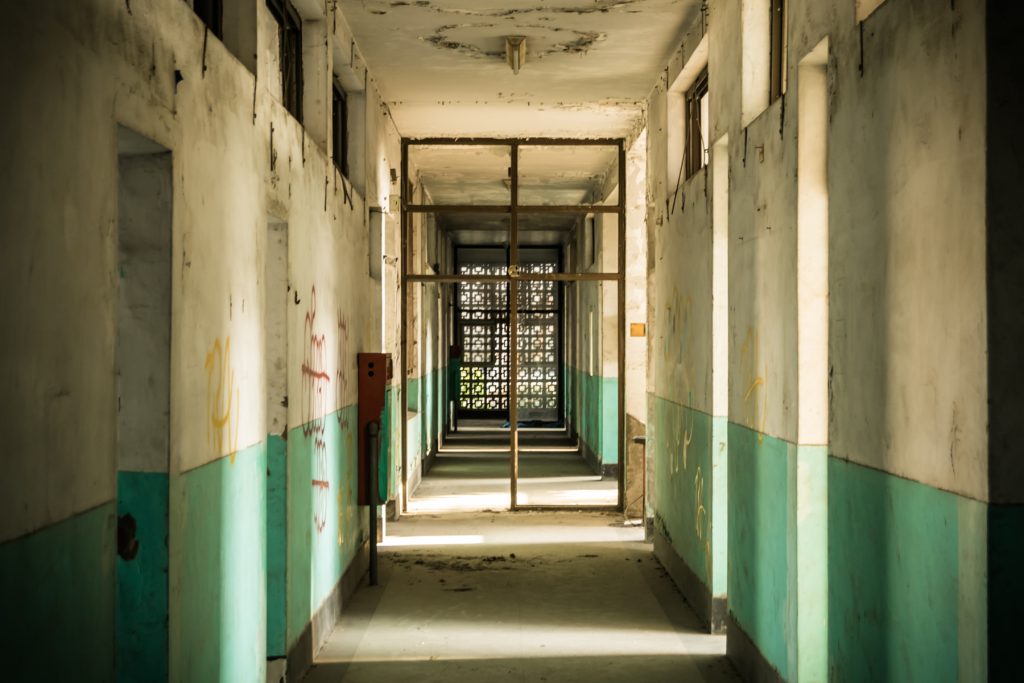 Photo of Haunted hospital hallway
