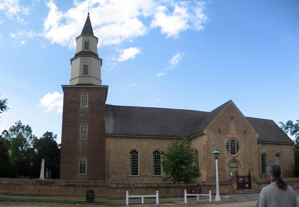 photo shows the bruton parish church