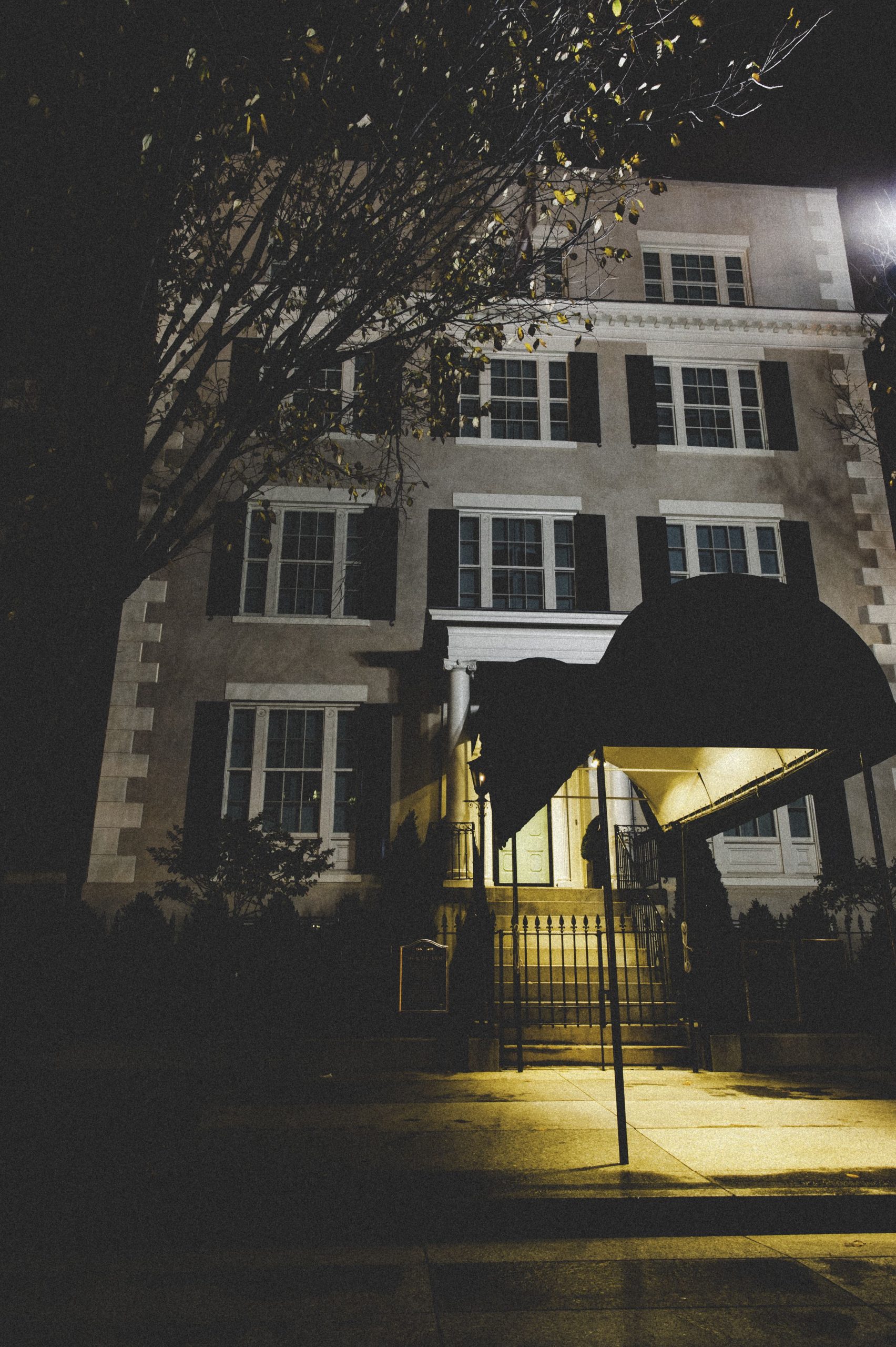 Blair House Washington D.C. night haunted location in D.C.