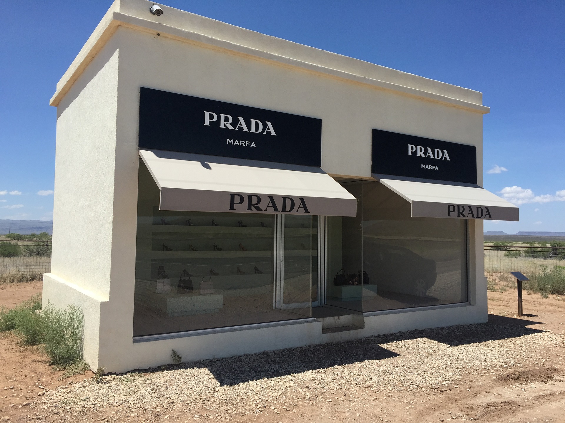 A Prada Retail Store In The Desert