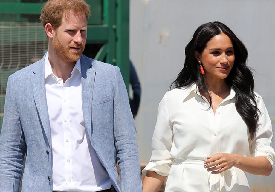 Prince Harry and Meghan Markel Walking 