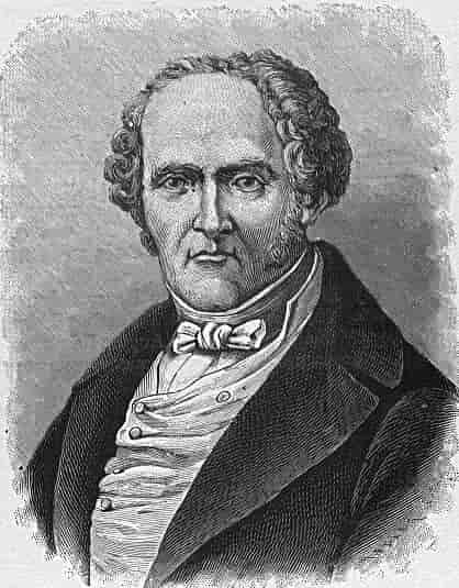 photo shows a drawing of charles fourier