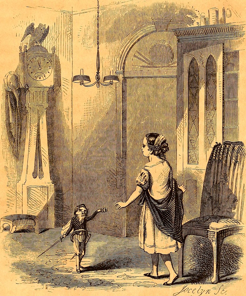 photo shows an illustration of Marie with the mouse king
