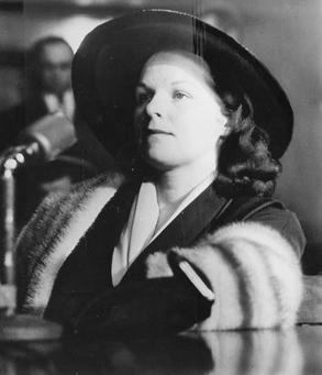 black and white photo of Virginia Hill