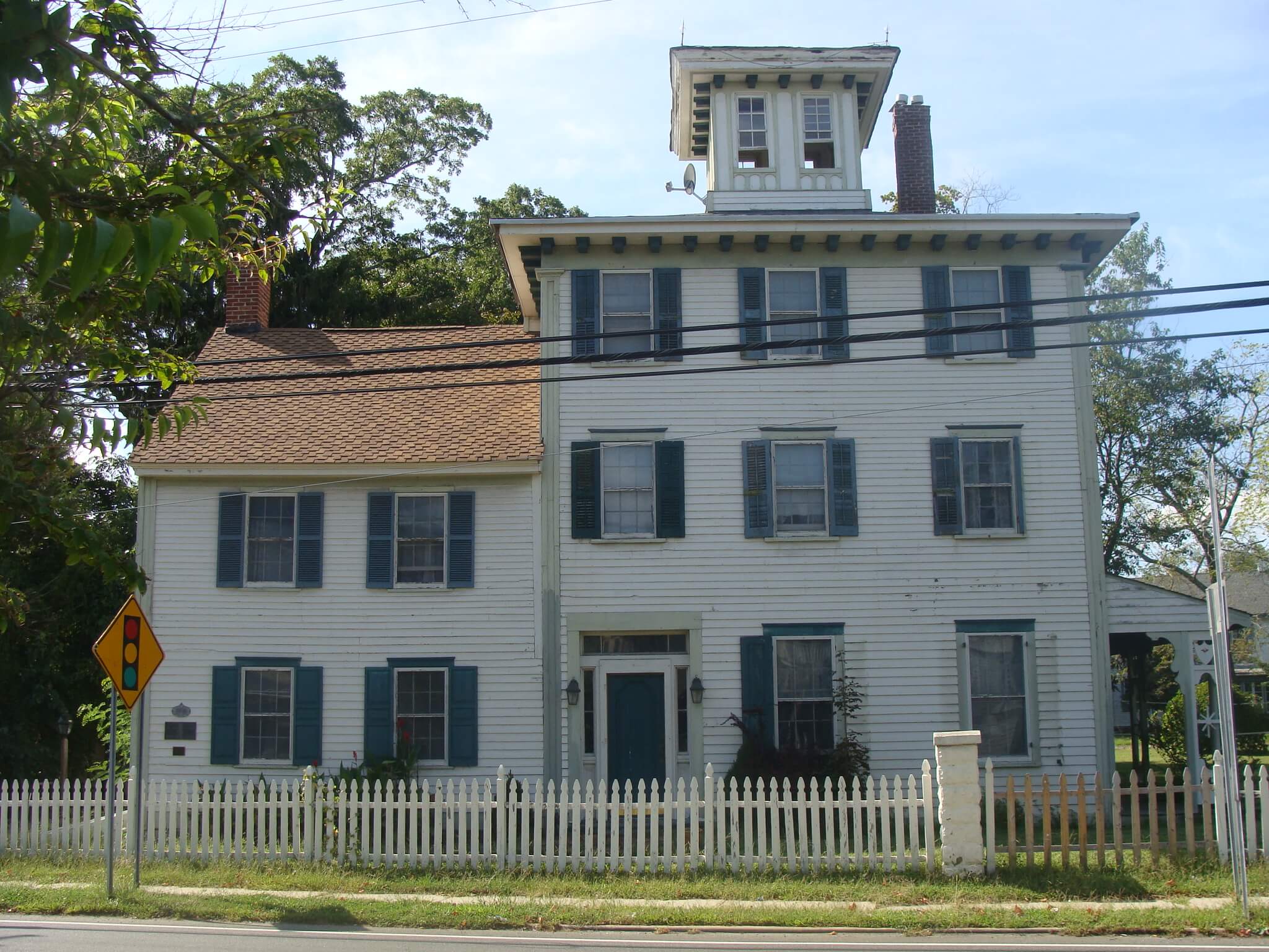 The Dr. Jonathan Pitney House in Atlantic City appears old and eerie